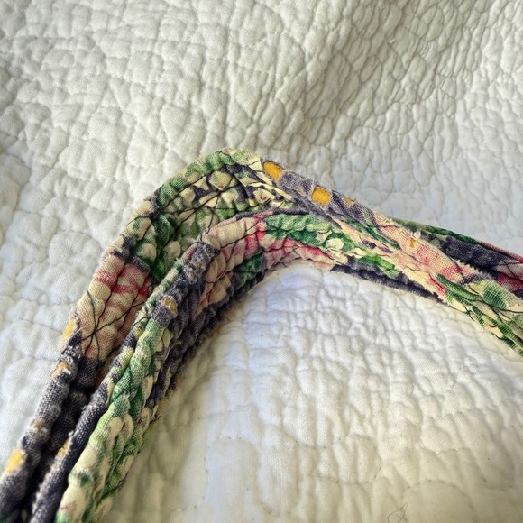 Retired Vera Bradley Quilted Shoulder Bag Return To Happiness Floral Cottagecore - Picture 8 of 11